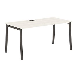 Стол прямой ELST 1580 Ясень Траун/Мокко 1560х800х750 EDIS - Фото предпросмотра