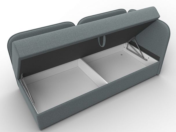 Тахта Лига-094 НПБ Рогожка серый - Вид 7