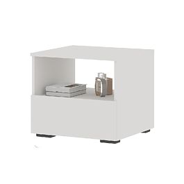 Хелен ТБ 01 Тумба прикроватная (0,502х0,442х0,460) белый/белый - Фото предпросмотра