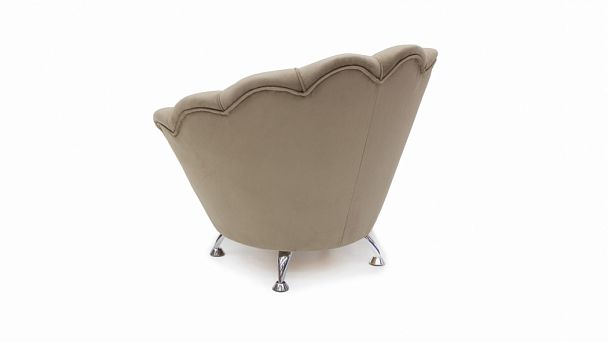 Кресло "Шелл" бежевый - Вид 2