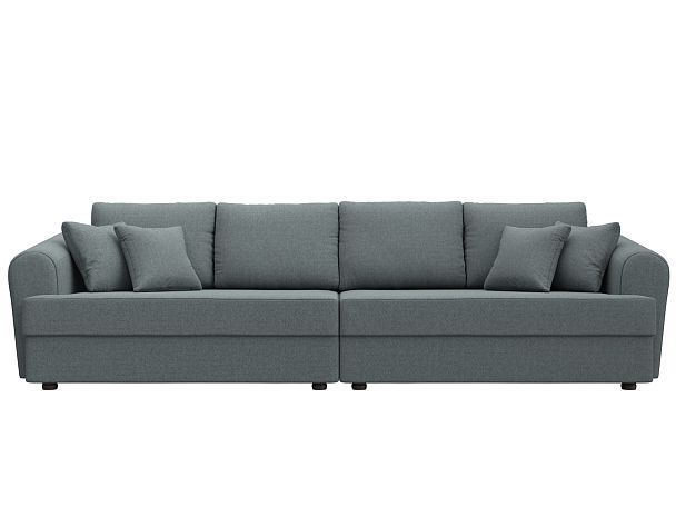 Диван прямой Милтон Рогожка серый - Вид 2