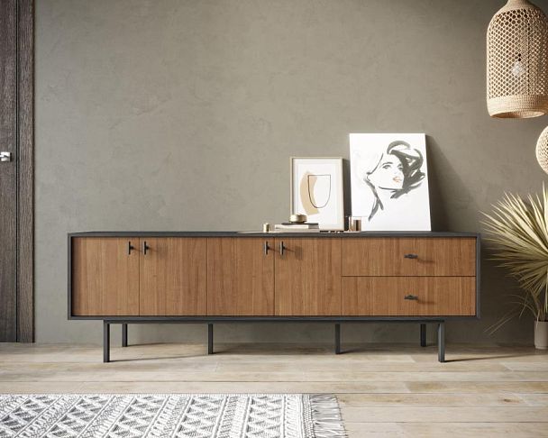 Комод с четырьмя дверками и двумя ящиками Emerson арт EM04 - Вид 5