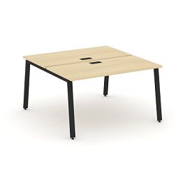 Стайл Проджект Рабочая станция 2-х сторон. SN-6A.DRS-011 Акация Лорка/Металл Черный 980*1432*750 - Фото предпросмотра