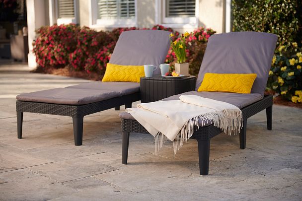 Шезлонг "Jaipur Sun lounger (with cushion)" - Вид 3