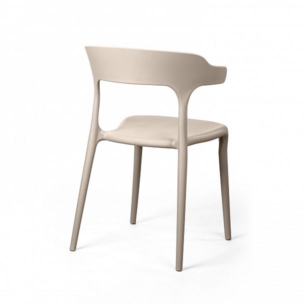 Стул Leo, первичный пластик бежевый, стопируемый - Вид 6