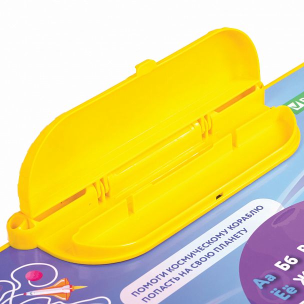 Комплект детской мебели голубой КОСМОС: стол + стул, пенал, BRAUBERG NIKA KIDS, 532634 - Вид 6