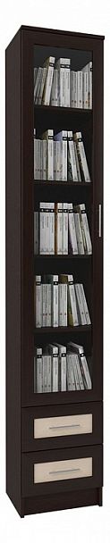 Шкаф книжный Мебелайн-34 - Вид 1