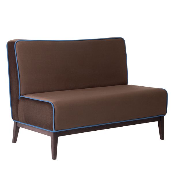 Диван Neo, велюр Bella 38, кант велюр Velutto 72 - Вид 1