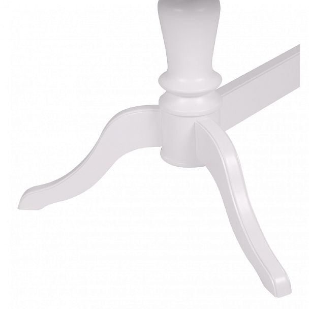 Обеденная группа стол Арей 160(210)х90х76 Белый и 6 стульев Камир Белый/Кремовая рогожка - Вид 5