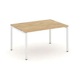 Стайл Проджект Стол переговорный SN-4P.SPRG-003.3 Тиквуд Светлый/Металл Белый 1380*980*750 - Фото предпросмотра