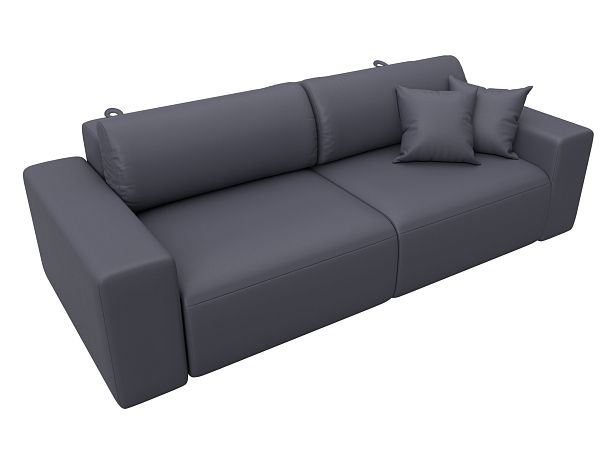 Диван прямой Лига-036 НПБ Классик Экокожа серый - Вид 5