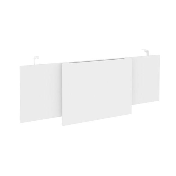 Onix Direct Царга стола руководителя O.M-CSR-3 Белый бриллиант/Белый металл 1140*450*54 - Вид 1