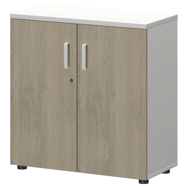 Шкаф СМШ-28Д Тип1 Белый/Кронберг 792x380x836 Смарт - Вид 1