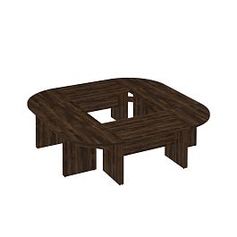 Стол переговорный составной Борн В 305-002 дуб ристретто - Фото предпросмотра