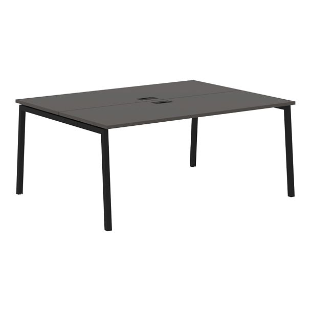 Стол 2-х местный ELWST 1713 Мокко/Черный 1760х1346х750 EDIS - Вид 1