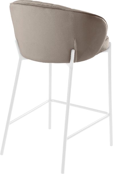 Комплект полубарных стульев Миэль серо-бежевый/белый, 2 шт. - Вид 4