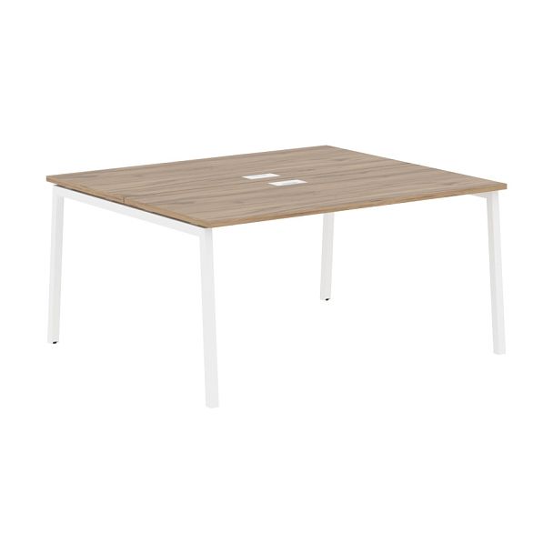 Стол 2-х местный ELWST 1513 Дуб Денвер светлый/Белый 1560х1346х750 EDIS - Вид 1