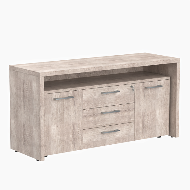 Тумба с фригобаром TTF-3D дуб Каньон Z 1640х550х800 TORR-Z - Вид 1