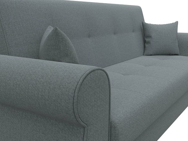 Диван-книжка Лига-019 Рогожка серый - Вид 4