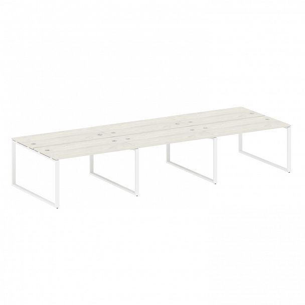 Рабочая станция "Metal System" БО.СМ-6.3 дуб наварра/белый - Вид 1