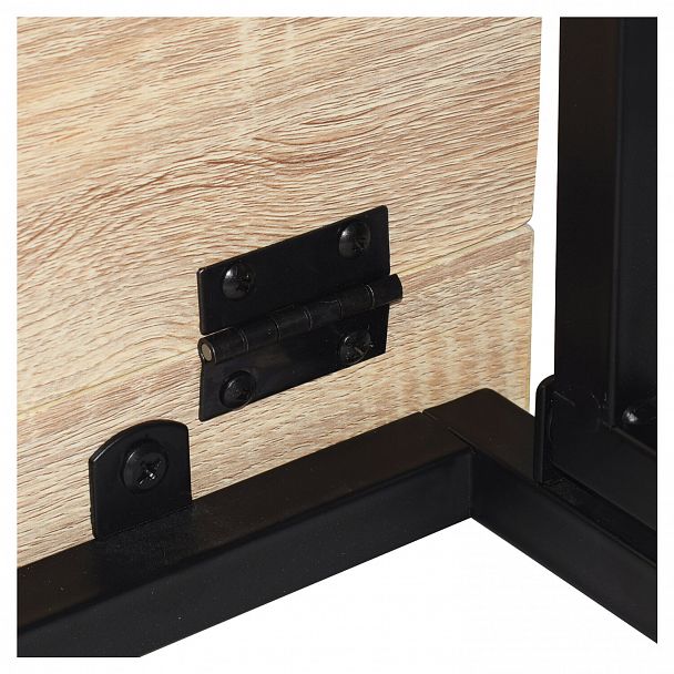 Стол на металлокаркасе BRABIX "LOFT CD-001", 800х440х740 мм, складной, цвет дуб натуральный, 641211 - Вид 12