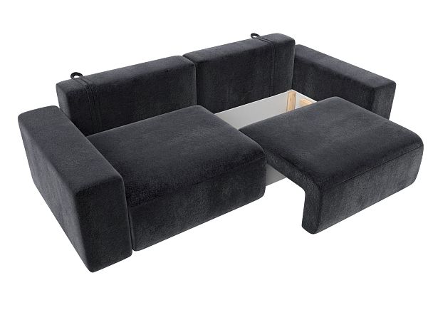 Диван прямой Лига-036 НПБ Классик Велюр серый - Вид 7