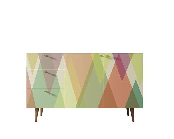 Комод Berber с двумя дверками и ящиками принт 16 арт BB17/Print_16 - Вид 1