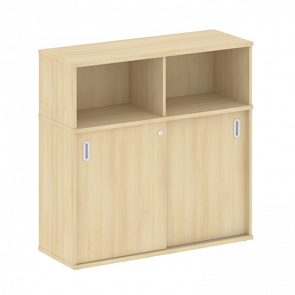 Шкаф-купе "Metal System" Б.ШК-3-Т акация - Вид 1