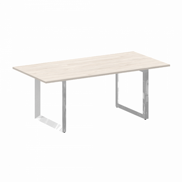 Стол переговорный на О-образном м/к "ONIX DIRECT LUX" M-O.MO-PRG-19 денвер светлый - Вид 1