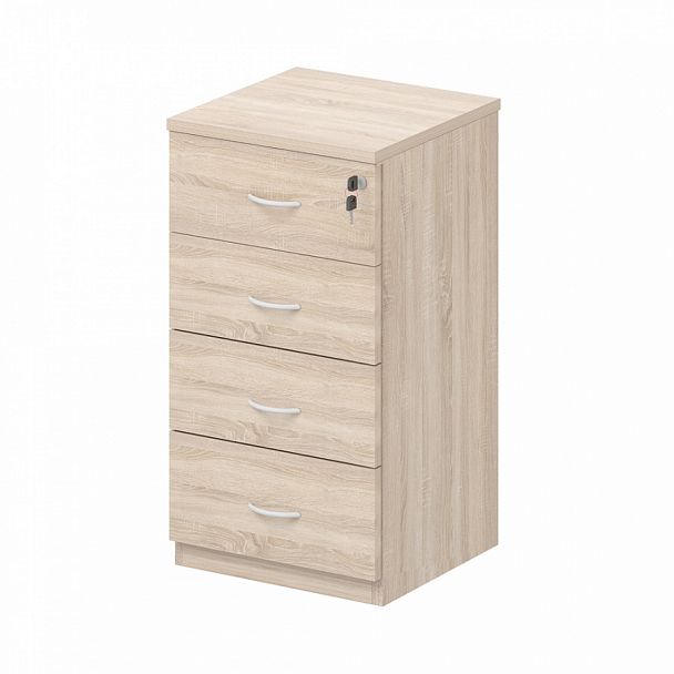 Тумба приставная "Тумбы приставные" ПК-АРМ-ТМП40Х40Я4-В2-966 дуб сонома - Вид 1