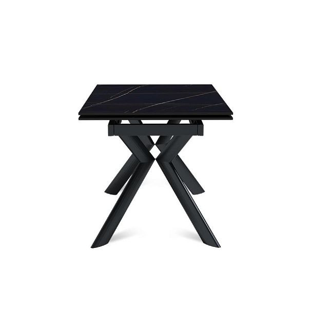 Стол раскладной Bridge (120+30+30), керамика матовая Black Gold - Вид 3