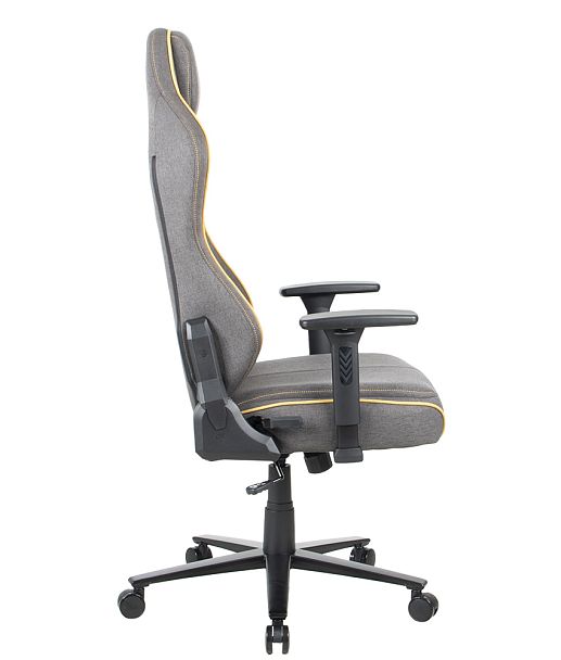 Кресло CHAIRMAN CH31, ткань, серый/желтый - Вид 4