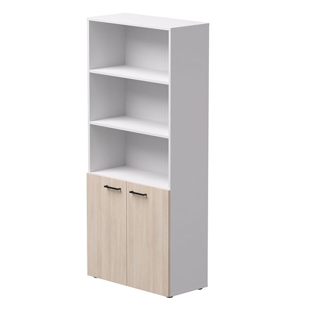 Шкаф полузакрытый Everprof EVO 800х383x1835 Белый/Дуб Соната - Вид 1