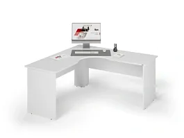 UNITY PСТ16-16 БЕЛЫЙ Офисный стол угловой Универсальный 1600х1600х750 - Фото предпросмотра