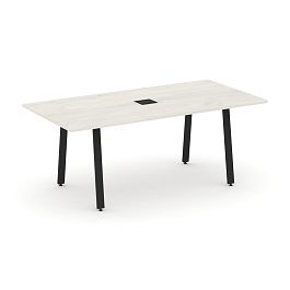 Style Project Direct Direct Стол переговорный SN-6A.SPRG-198 Дуб Наварра/Металл Черный 1980*980*750 - Фото предпросмотра