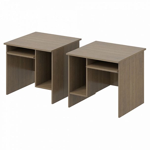 Стол компьютерный офисный "Система-M" ПК-ССМ-СТК82х80/Д-В1-299 дуб шамони - Вид 1