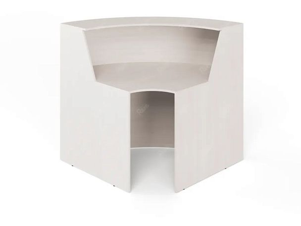 ЛАЙТ / LIGHT RLG069-7x7 Блок ресепшн с полкой 70x70x125 Дуб Молочный - Вид 1