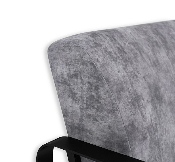 Кресло Sheffilton SHT-AMS1-1 дымный/черный муар/браш.корич. - Вид 6