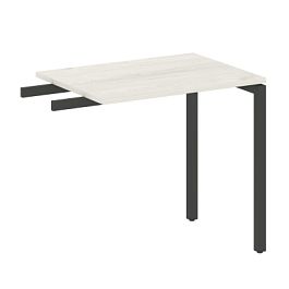 Metal System Quattro Приставной элемент на П-образном м/к 40БП.ПР-2 Дуб наварра/Антрацит металл 800*600*750 - Фото предпросмотра