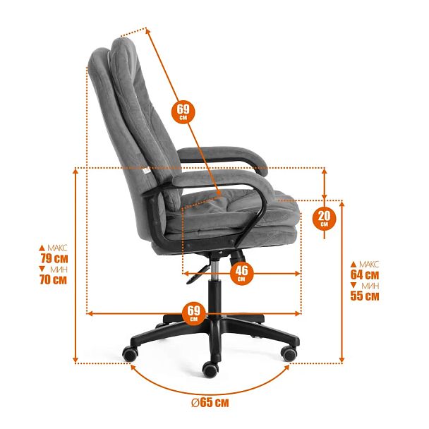 Кресло Комфорт Лт/Comfort Lt (22), флок, бежевый - Вид 19