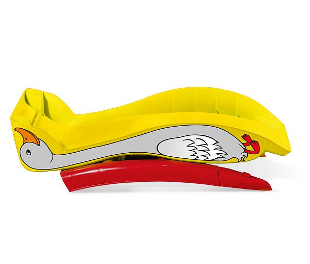 Игровая горка Sheffilton KIDS Гусь желтый/красный - Вид 3