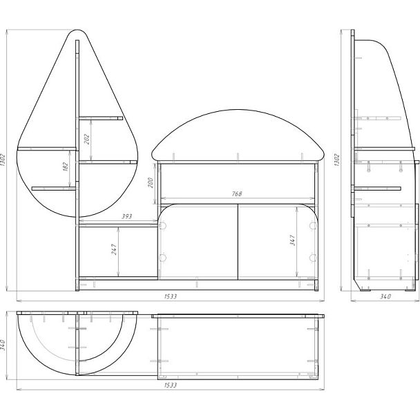 Стеллаж Боровичок - Вид 2