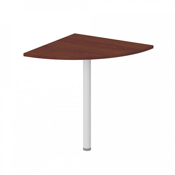 Брифинг приставка, столешница 18 мм "Логистика"  ПК-ЛОГ-ПР60Х60У-В1-34 миланский орех темный - Вид 1