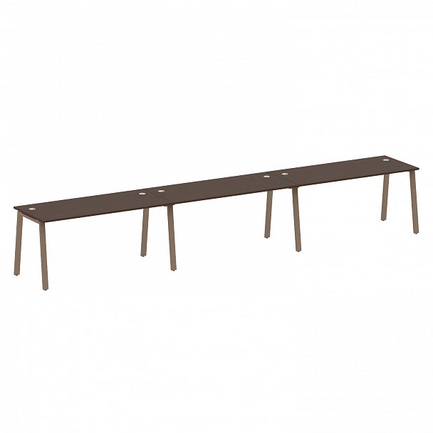 Рабочая станция "Metal System" БА.СМ-3.4 венге/мокко - Вид 1