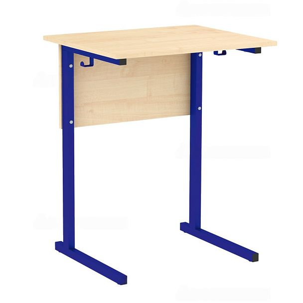 Стол ученический 111В, нерегулируемый, 1-местный, на прямоугольной трубе (м/к Коричневый, Серый, Черный), гр.4 - Вид 14