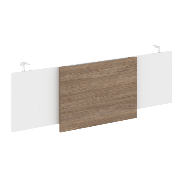 Onix Direct Lux Царга стола руководителя O.M-CSR-4 Белый бриллиант/Дуб аризона/Хром 1340*450*54 - Вид 1