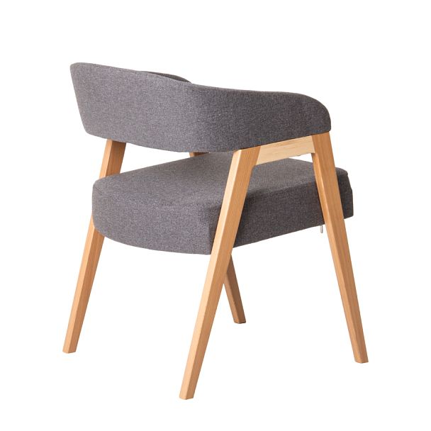 Стул Ricco, рогожка Solta Ground, ножки бук под лак - Вид 8