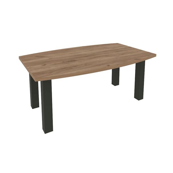 First Стол переговорный KPRG-2 Дуб табак/Антрацит опоры 1800*1100*750 - Вид 1