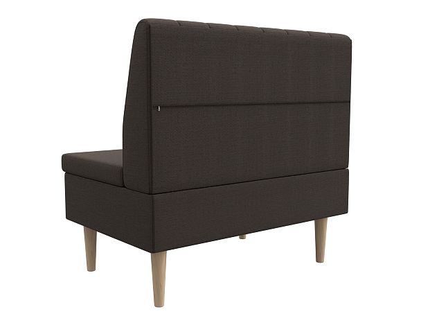 Диван прямой Мини Рогожка коричневый - Вид 5