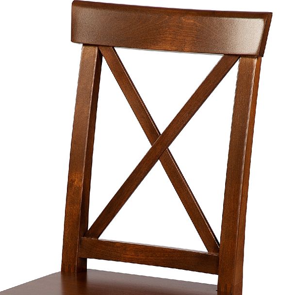 Стул деревянный с жестким сиденьем Бергольф Темный орех - Вид 6